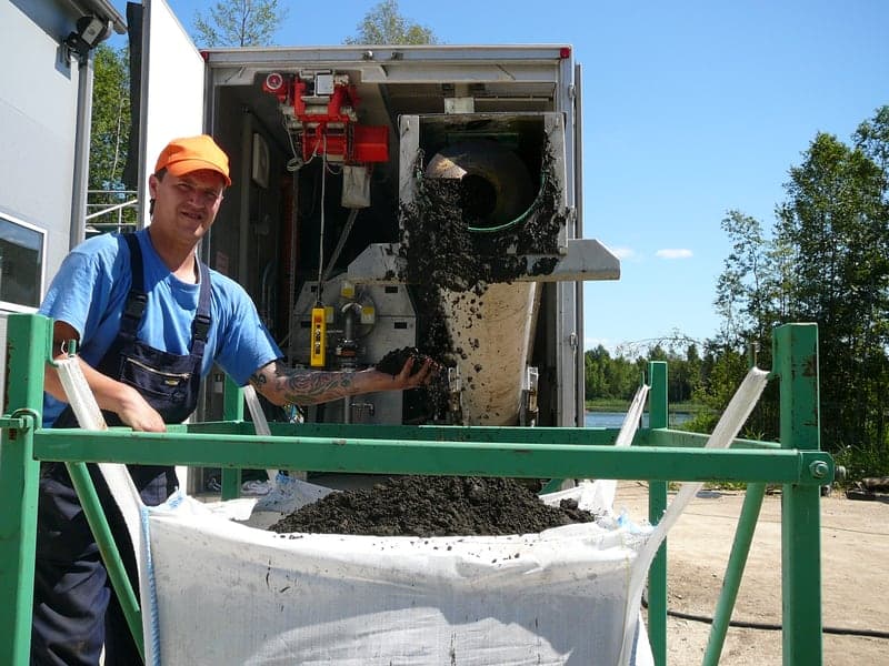 Sapropel field trial plot 02 in Latvia